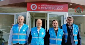 DİN GÖREVLİLERİ YARDIM FAALİYETİNE ÖNCÜLÜK EDİYOR
