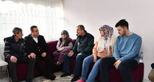 Başkan Kanar’dan Kara ailesine taziye ziyareti