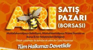 TÜRKİYE’NİN İLK ARI PAZARI MUSTAFAKEMALPAŞA’YA KURULUYOR