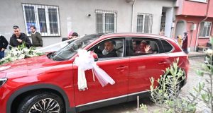Türkiye’nin otomobili ilk kez gelin arabası oldu