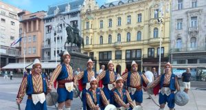 Kılıç kalkan Zagreb’te gönülleri fethetti