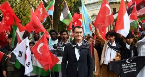 89 ülkeden yüzlerce öğrenci, Filistin için tek ses oldu