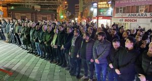 AGD Bursa Şubesinden şehit Salih Aruri için gıyabi cenaze namazı