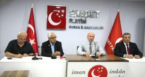 SAADET PARTİSİ,NDEN GAZZE AÇIKLAMASI