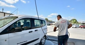YENİLENEN ARAÇ TEMİZLİK İSTASYONU HİZMETE GİRDİ
