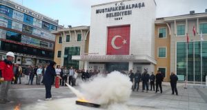 MUSTAFAKEMALPAŞA BELEDİYESİ’NDEN YANGIN TATBİKATI