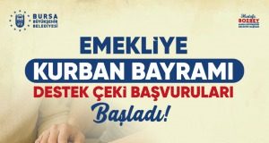 Büyükşehir’den emeklilere ‘Kurban Bayramı destek çeki’