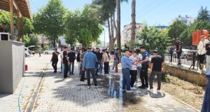 ÖĞRENCİLERİN MOTOSİKLETLERİ ALEV ALEV YANDI