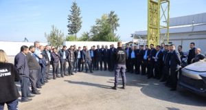 OTOBÜS ŞOFÖRLERİNE YANGIN SÖNDÜRME EĞİTİMİ