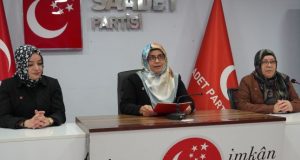 Saadet Partisi  Bursa il kadın kolları basın açıklaması