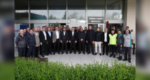 BAŞKAN VEKİLİ BİBA’DAN 1 MAYIS’TA GÖREV BAŞINDAKİ EMEKÇİLERE ZİYARET