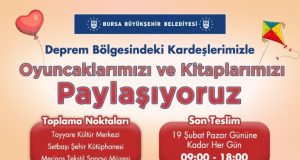 Oyuncaklar deprem bölgesine