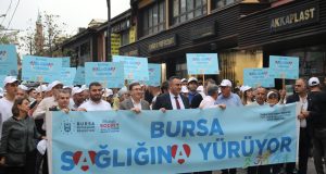 BURSALILAR SAĞLIK İÇİN YÜRÜDÜ