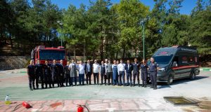 Burfaş tesislerinde yangın tatbikatı