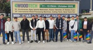 Mustafakemalpaşa MTAL Öğrencileri Woodtech Fuarı’nda