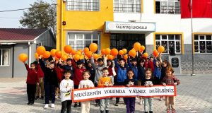 Yalıntaş İlkokulu’ndan Lösemiye Duyarlılık Etkinliği