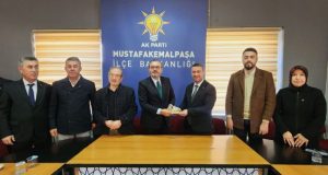 Mahir Ünal Mustafakemalpaşa’da Teşkilat ve Esnaf Ziyaretleri Gerçekleştirdi