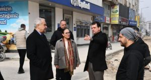 Bursa Caddesi’nde Üstyapı Çalışmaları Tüm Hızıyla Sürüyor