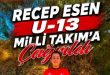 Recep Esen’den Milli Takım Gururu