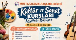 KÜLTÜR VE SANAT KURSLARI KAYITLARI BAŞLIYOR